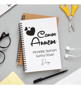 Canım Annem Baskı Defteri Kişiye Özel