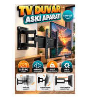 32-55 İnç TV Duvar Askı Aparatı – Ayarlanabilir Hareketli Kol