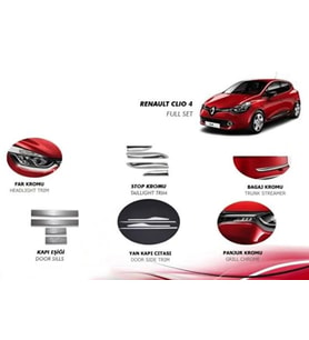 Renault Clio 4 Full Krom Set 2012 - 2017