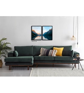 Çerçeveli Doku Efektli Tablo Seti 105x70 cm