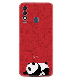 Spark 8T Kılıf Resimli Desenli Silikon Platinium Series Sleeping Panda 1810