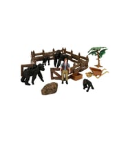 Aslan, Leopar, Goril ve Daha Fazlası! Wild Life Çiftlik Seti (Çok Renkli)