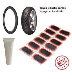 Büyük Lastik Yaması - Bisiklet - Motor Lastiği Yaması