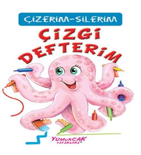 Çizgi Defterim (Çizerim-Silerim) - Kalem Hediyeli