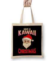 Have a Kawaii Christmas Funny Anime Santa Claus Bez Çanta Uzun Saplı
