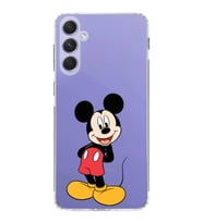 Samsung Galaxy A54  Kamera korumalı Kapak Mickey Mouse Tasarımlı  Şeffaf Kılıf