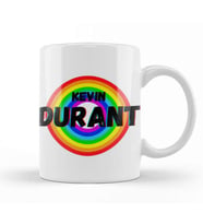 Kevin Durant   Basketball Gifts Vintage Retro Rainbow Quotes For BOYS AND Dad Kupa Bardak Porselen