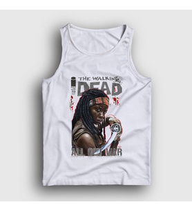 Presmono Unisex Beyaz Fight Michonne The Walking Dead Atlet 399717tt