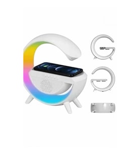 Mey İthalat® Yeni Nesil Bluetooth Hoparlör Speaker 5.0 Taşınabilir G Şeklinde Powerbankli