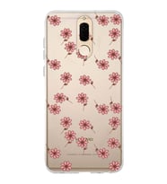 Huawei Mate 10 Lite Uyumlu Baskılı Yumuşak Silikon Şeffaf Telefon Kılıfı