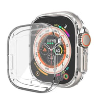 Microsonic Apple Watch Ultra 2 Kılıf 360 Full Round Soft Silicone Şeffaf (Renksiz)