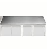 Electrolux Professional Üst Tabla, Sırtsız, 1700 Mm, 1,5 Mm Kalınlıkta Üst Tabla 18 Mm Kalınlığında Ses Sönümlendirici Malzeme Ve Ayrıca 2 Paslanmaz Kayıtla Güçlendirilmiştir - Modular Line TPLA17