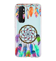 PrintiFy Xiaomi Mi Note 10 Lite ile Uyumlu 1mm Slim Fit Nazar Boncuğu 6 Baskılı Şeffaf  Kılıf