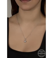 Union Swarovski Crystal Kadın Yıldız Gümüş Kolye