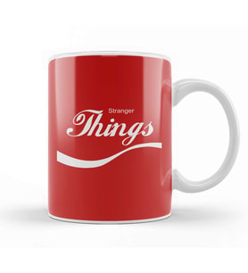 Stranger Things Coca Cola Kupa Bardak Porselen