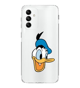 Samsung Galaxy M13 Kapak Donald Duck Tasarımlı Şeffaf  Kılıf