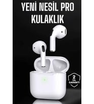 Beyaz Yeni Nesil Pro Bluetooth Kulaklık Yüksek Ses Kaliteli ANC Özelliği