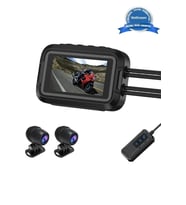 Motosiklet Kamerası Full Hd 1080P,150° Geniş Açı 3.0 Ekran Çift Ön–Arka Kamera Wifi Destekli Gprs Öz