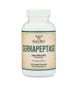Double Wood Serrapeptase 240,000 SPU (ÖSG ÖZEL SPORCU GIDALARI) Vegie 120 Capsul.Abd Menşei.39.