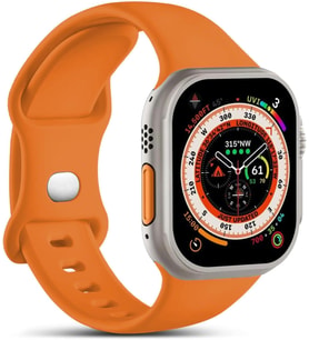 Apple Watch Ultra için Kordon ActiveFlex Wristband Turuncu [Watch Ultra ile Uyumlu Kordon - Turuncu]