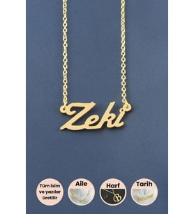 Zeki İsimli Kolye