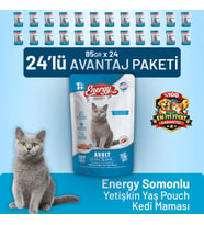 Somonlu Yetişkin Yaş Kedi Maması 85 g - 24 Adet