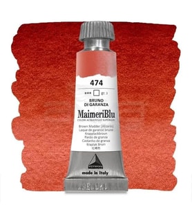 Maimeri Blu Tüp Sulu Boya 12 ml S3 No:474 Brown Madder (Alizarin)