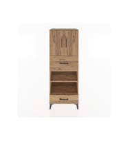 Hyperion Dolap 4 Raflı 2 Çekmeceli 2 Kapaklı 60x44x163 Çam-Çam