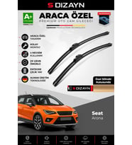 S-Dizayn Seat Arona Ön Cam Silecek Seti 2017 Üzeri Premium Araca Özel 65-45 Cm A+ Kalite