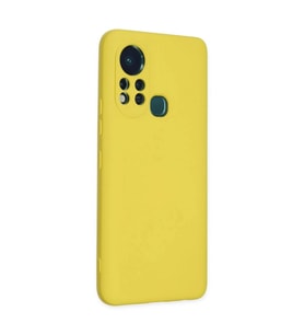 İnfinix Hot 11s Kılıf Nano İçi Kadife  - Sarı