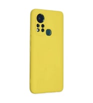 İnfinix Hot 11s Kılıf Nano İçi Kadife  - Sarı