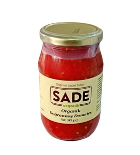 SADE ORGANİK DOĞRANMIŞ DOMATES 340 GR.