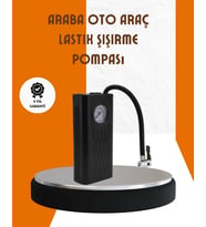 Type-c Şarjlı Güçlü Elektrikli Kompresör Motosiklet Oto Bisiklet İçin