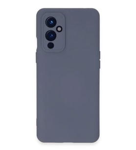 Newface One Plus 9 Kılıf Nano içi Kadife Silikon - Gri