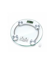 Dijital Cam Baskül Terazi 180 Kg LCD Ekran 30x30 cm Yuvarlak Cam Banyo Tartısı I11-026