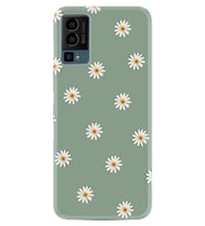23 Kılıf HD Resim Baskılı Yeşil Papatyalar StKd -041