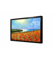Tablosan Gelincik Tarlası Çerçeveli Cam Tablo