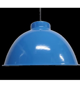 Metal Mavi Beyaz Retro Dekoratif Kafe Mutfak Sarkıt Avize (Burnt Olive)