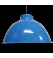 Metal Mavi Beyaz Retro Dekoratif Kafe Mutfak Sarkıt Avize (Burnt Olive)