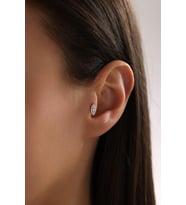 Altın Taşlı Piercing
