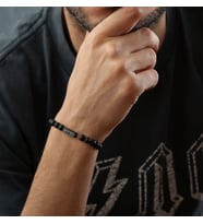 Kişiye Özel İsimli Tarihli Çelik Bileklik