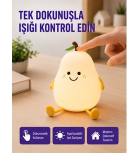 Dekoratif Armut LED Lamba Renk Ayarlı Şarj Edilebilir