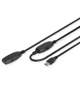 Digitus USB Uzatma Kablosu Siyah (10m)