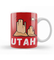 Utah vintage gift Kupa Bardak Porselen