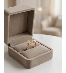 Çiçek & Tektaş Tasarım Rose Gold Yüzük