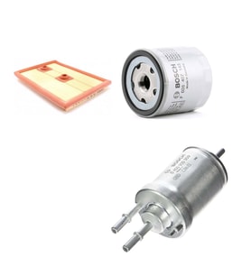 Bosch Filtre Bakım Seti Volkswagen Beetle 1.2 CYVD Motor 2015-2018 Hava + Yağ f. + Yakıt Filtre Bosch