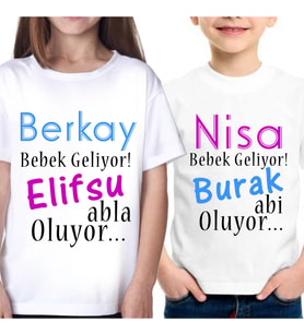 Abi / Abla Oluyor Tişörtü Çocuk