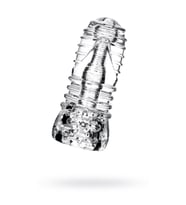 Lingam By Toyfa Masturbator , Savitri, Tpe, Şeffaf, 14 Cm