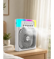 Su Buharlı Mini Klima Fan Rgb Işıklı Taşınabilir Serinletici