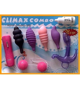 Pretty Love 6 Çeşit Titreşimli Vibratör Set Plug Mastürbatör